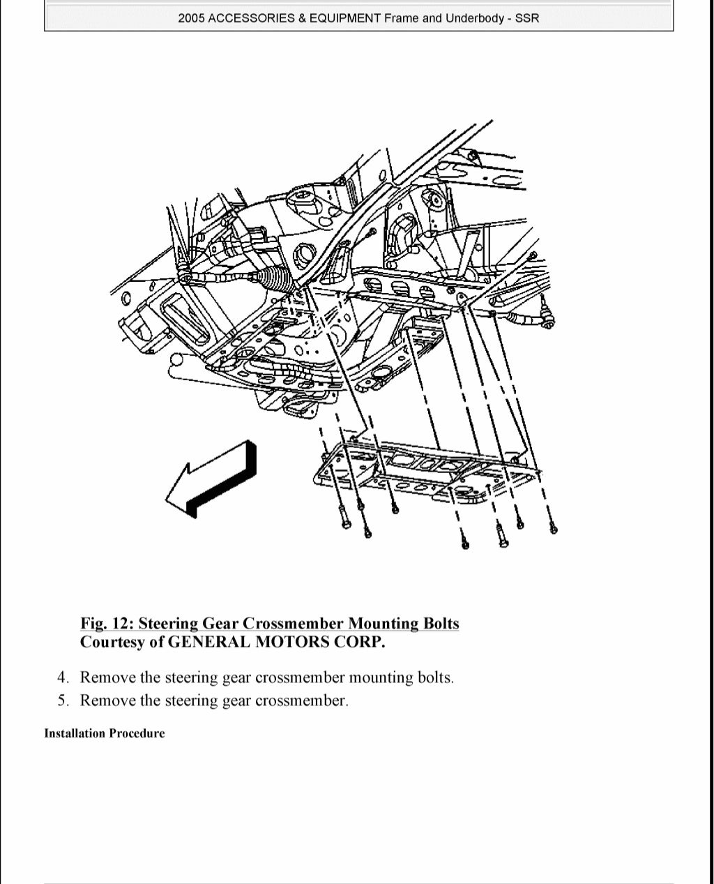 2006 Chevrolet Ssr Service Repair Manual
