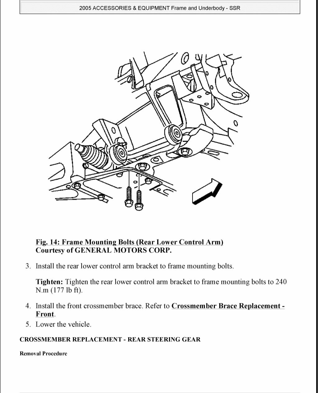 2006 Chevrolet Ssr Service Repair Manual