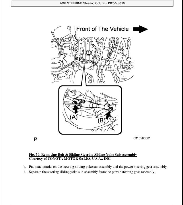 Lexus is250 repair manual