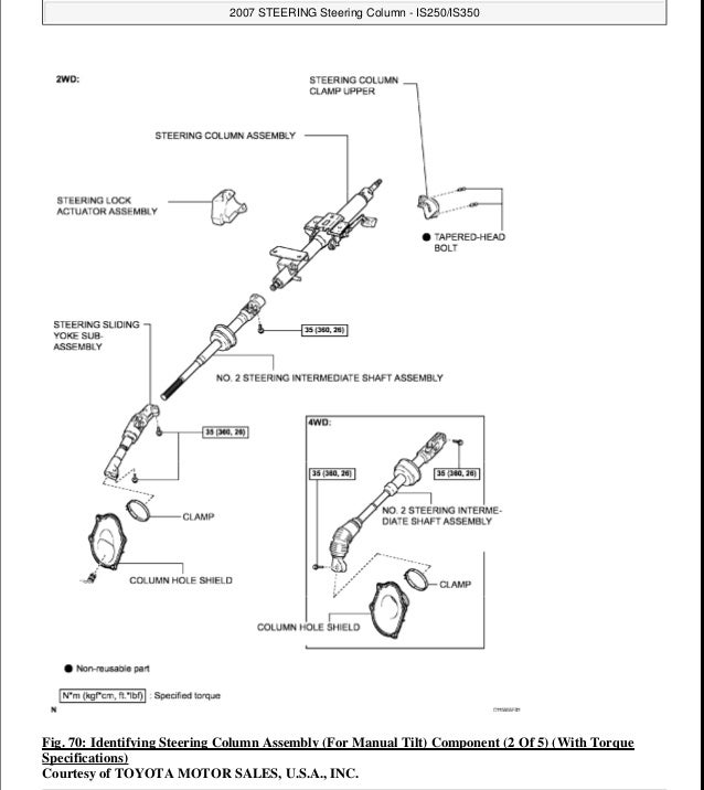 Lexus is250 repair manual