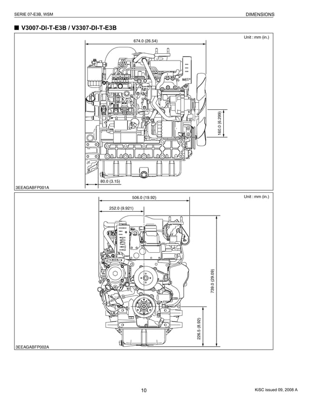 KUBOTA V2607DITE3B DIESEL ENGINE Service Repair Manual PDF