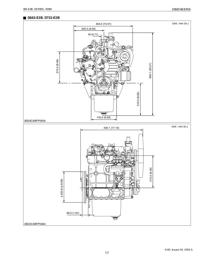 KUBOTA D782E2B DIESEL ENGINE Service Repair Manual