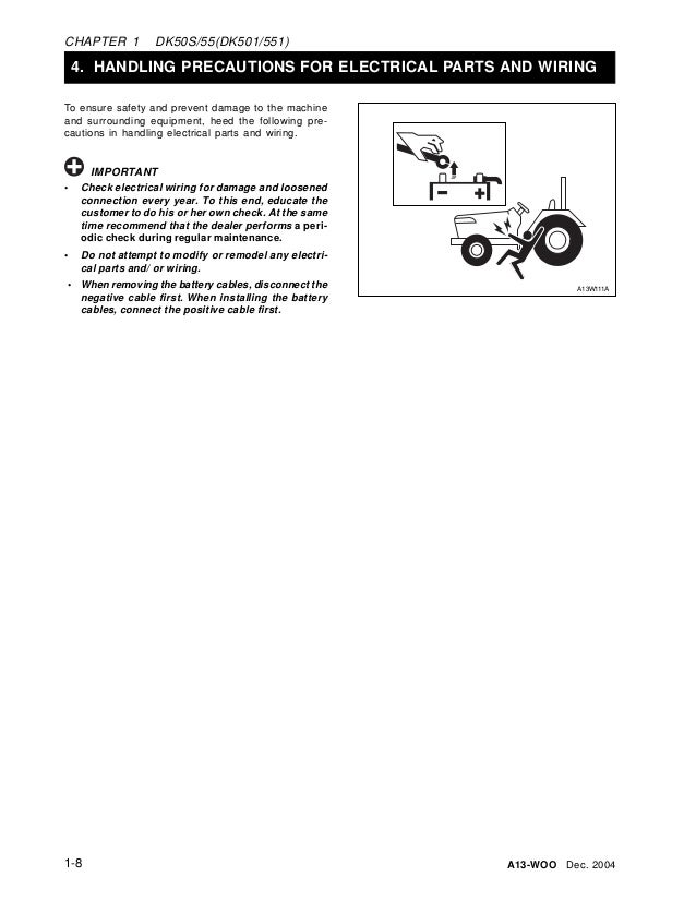 Kioti Daedong DK55 Tractor Service Repair Manual