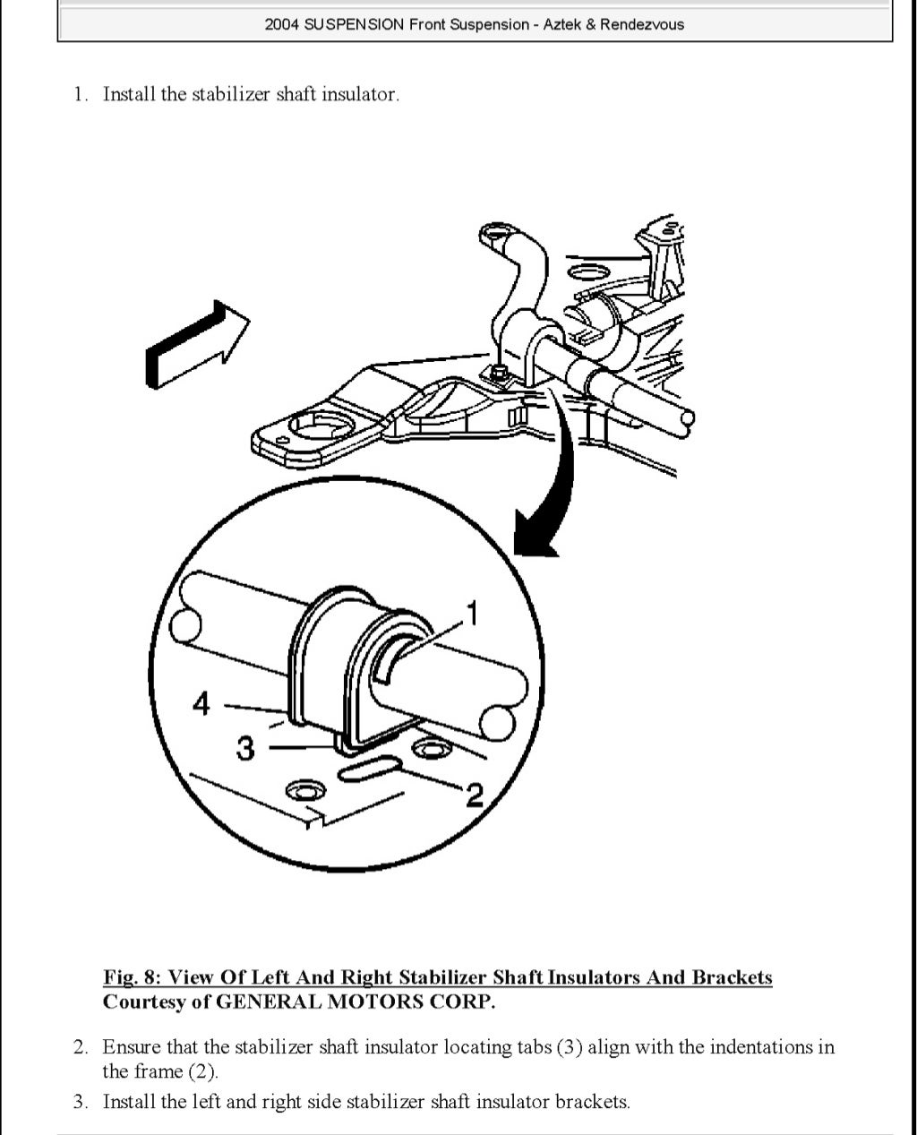 2005 Buick Rendezvous Service Repair Manual