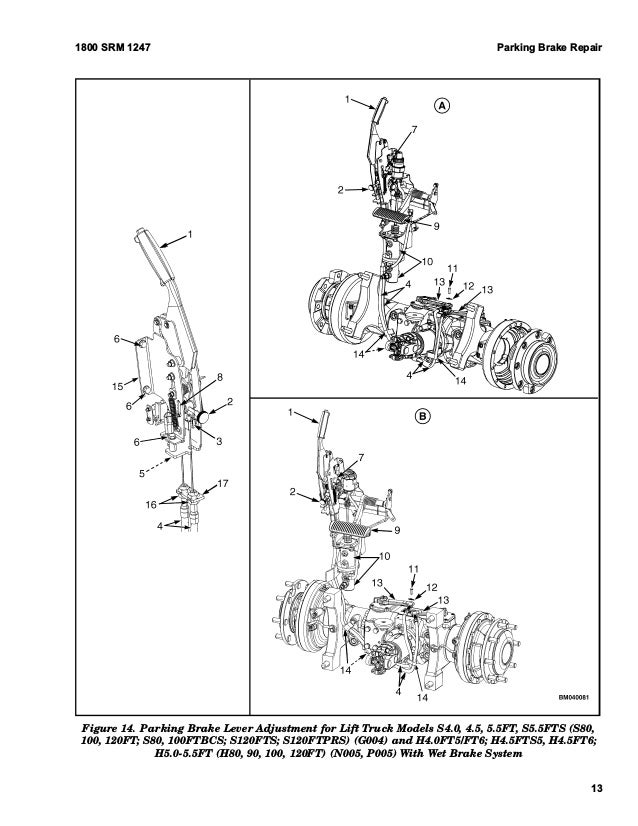 Hyster E024 (S155FT) Forklift Service Repair Manual