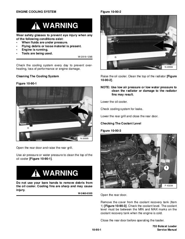 BOBCAT 753 SKID STEER LOADER Service Repair Manual (S/N 515830001 & A…