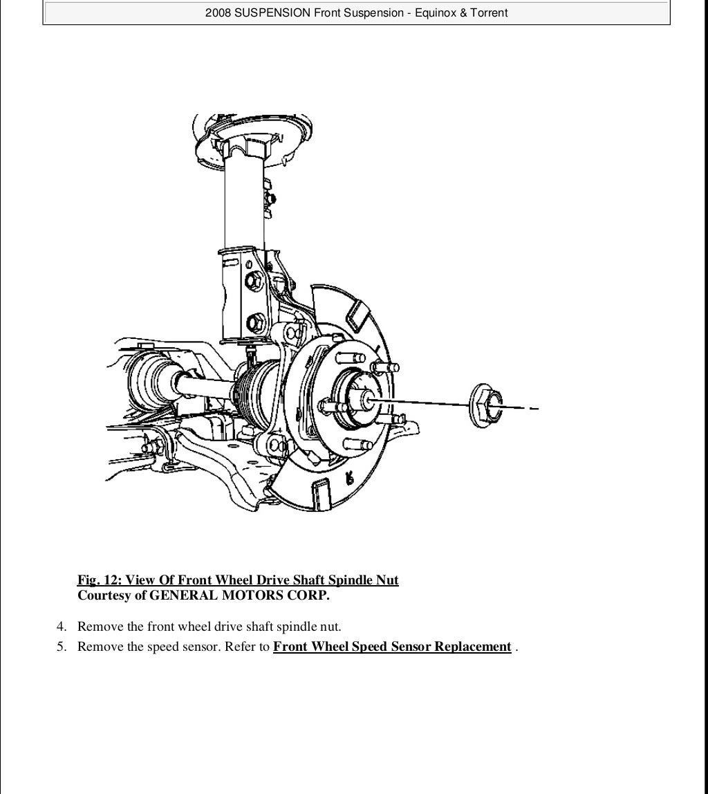 2006 Chevrolet Equinox Service Repair Manual