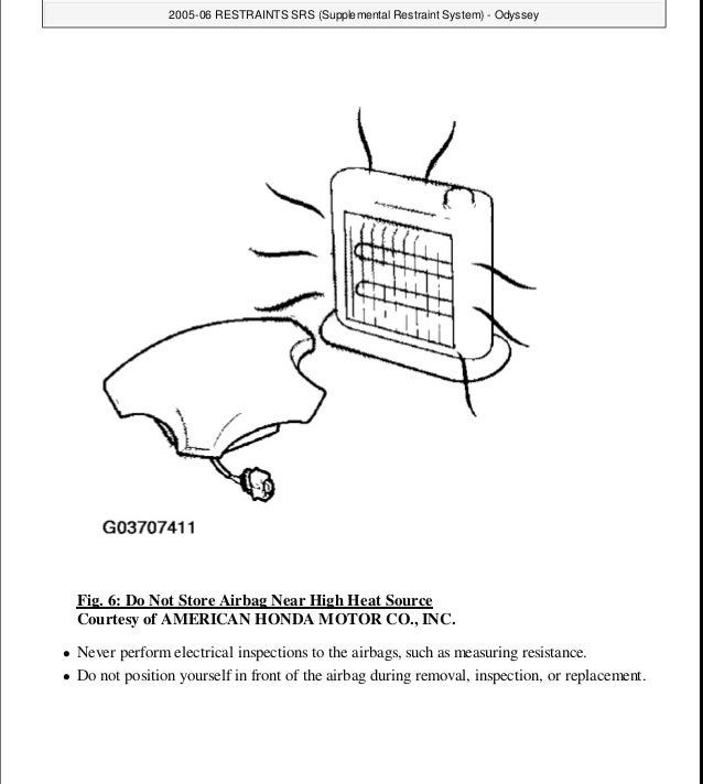 2005 HONDA ODYSSEY Service Repair Manual