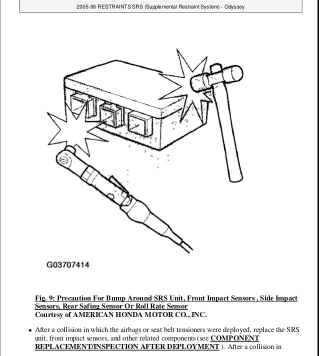 2005 HONDA ODYSSEY Service Repair Manual