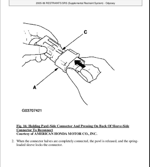 2005 HONDA ODYSSEY Service Repair Manual