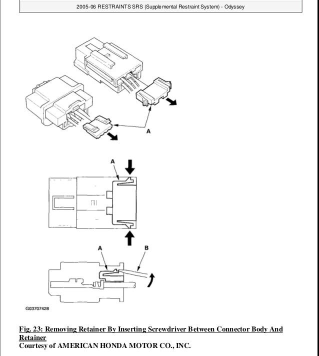 2005 HONDA ODYSSEY Service Repair Manual
