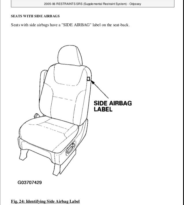 2005 HONDA ODYSSEY Service Repair Manual