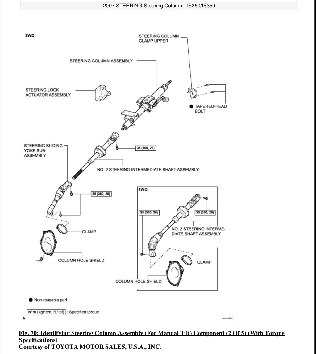Lexus is250 repair manual