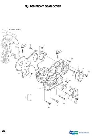 DAEWOO DOOSAN 430 SKID STEER LOADER Parts Catalogue Manual