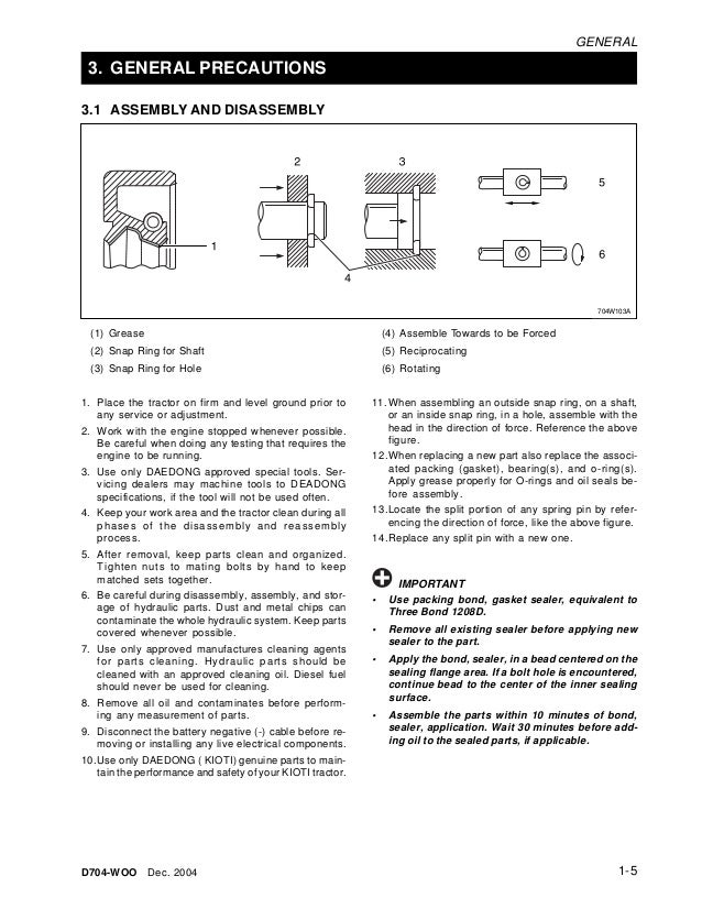 Kioti Daedong CK30 Tractor Service Repair Manual