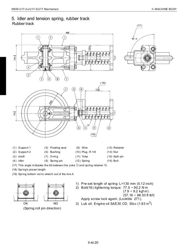 KUBOTA U173Α MICRO EXCAVATOR Service Repair Manual