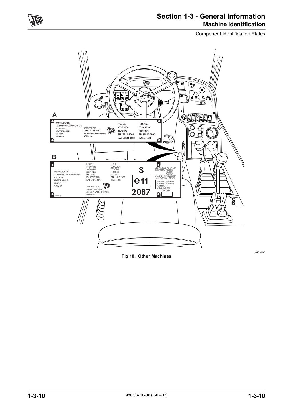 JCB 536-60 TELESCOPIC HANDLER Service Repair Manual