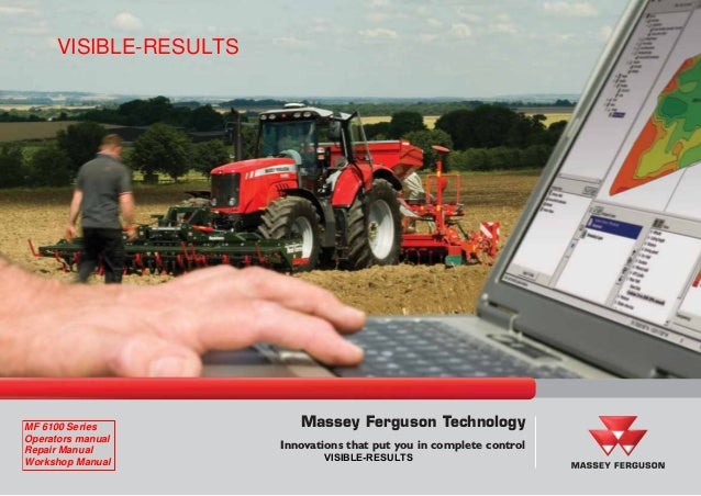 Massey Ferguson Tractor Workshop Manuals 6100 Series