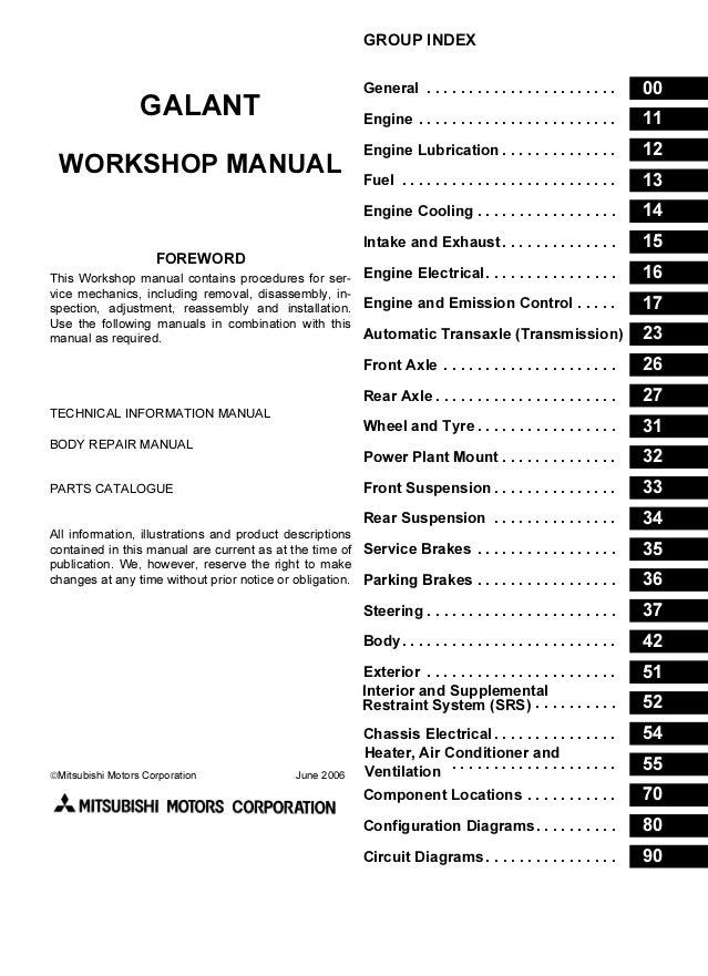 2006 Mitsubishi Galant Wiring Diagram - Wiring Diagram Schemas