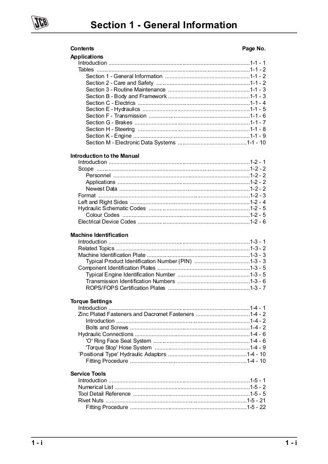 Jcb 510 56 Telescopic Handler Service Repair Manual