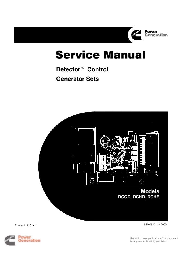 Cummins Onan Dghe Detector Control Generator Set Service Repair Manual Cummins Onan Dghe Detector Control Generator Set Service Repair Manual
