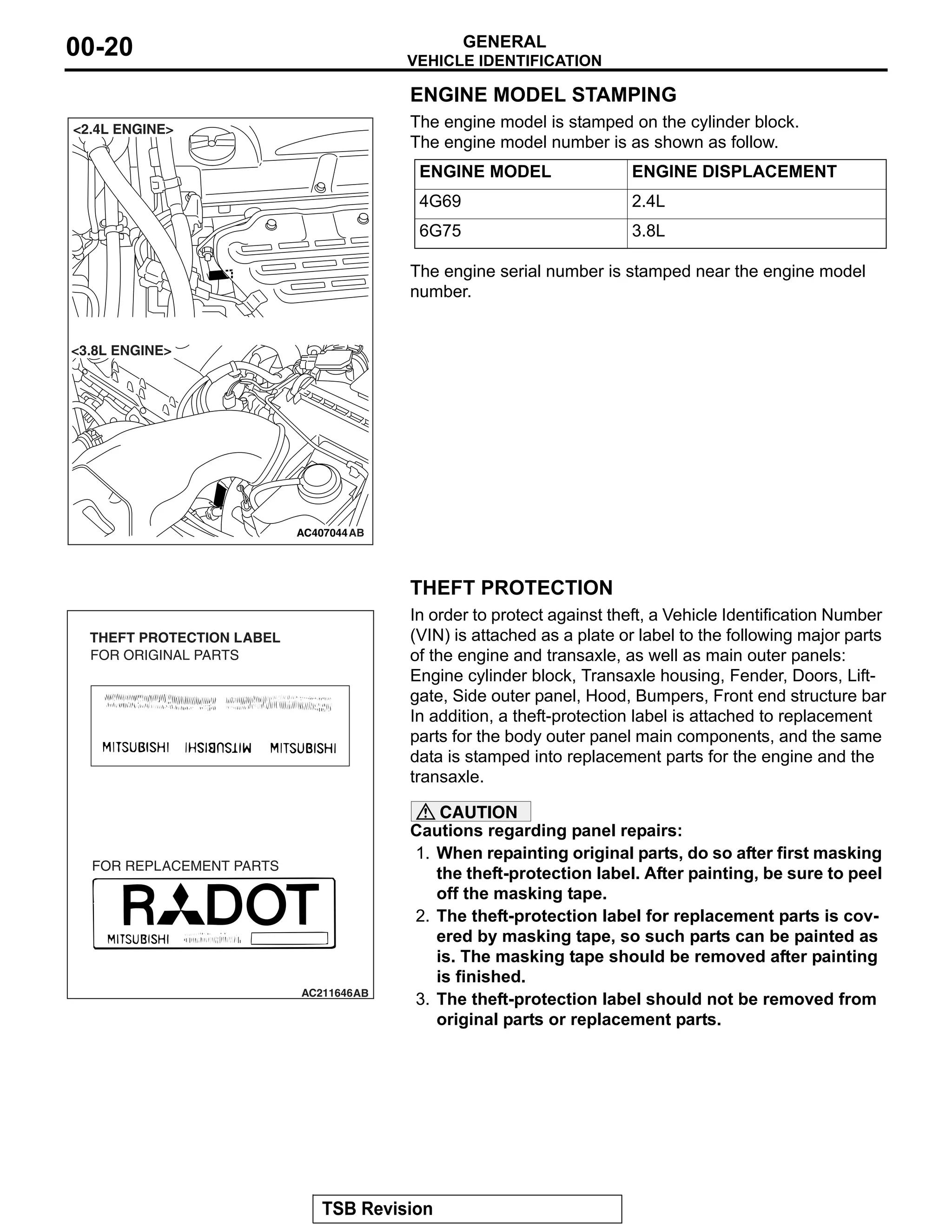 2007 MITSUBISHI ECLIPSE GS OWNERS MANUAL PDF visual data 8