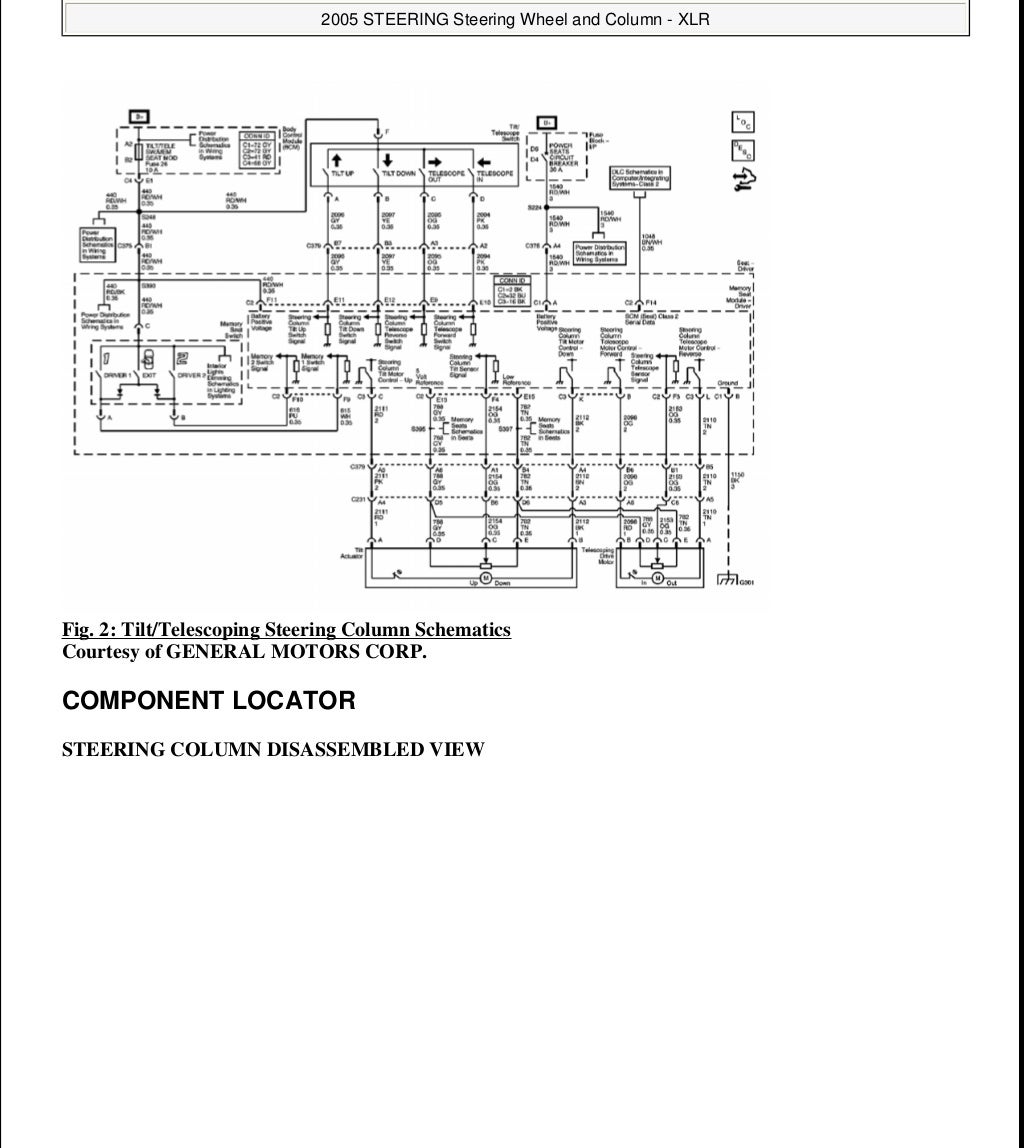 2005 Cadillac Xlr Service Repair Manual