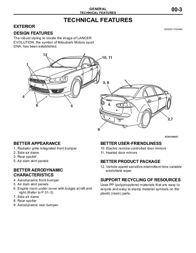 2008 Mitsubishi Lancer Service Repair Manual