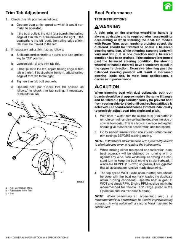 Mercury Mariner Outboard 45 Jet / 50 / 55 / 60 Service Repair Manual