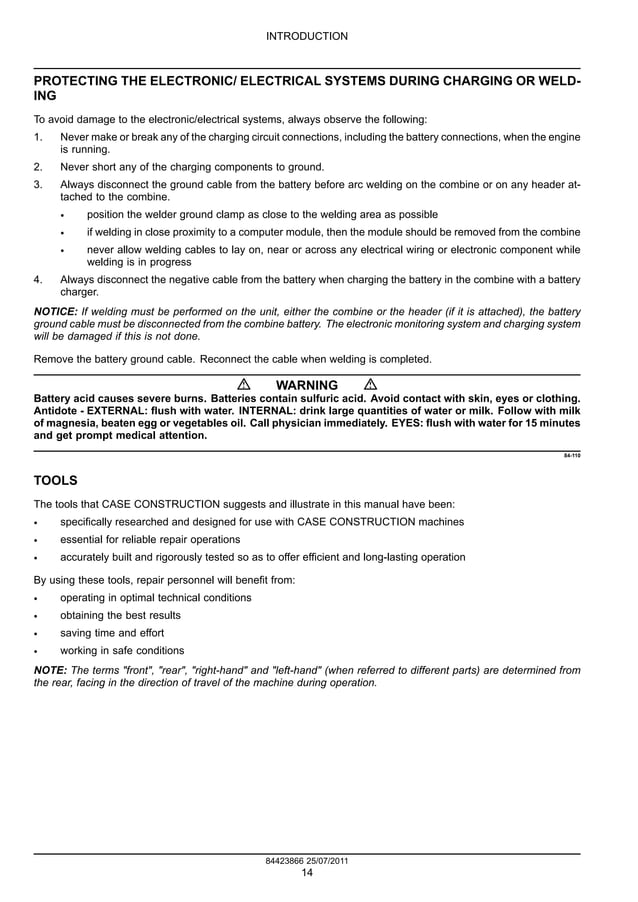 CASE SR200 SKID STEER LOADER Service Repair Manual