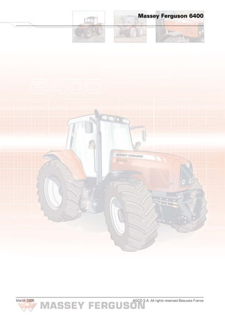 MF Massey Ferguson Tractor manuales de taller serie 7400 MF Massey Ferguson Tractor manuales de taller serie 7400