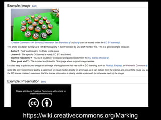https://wiki.creativecommons.org/Marking 
 
