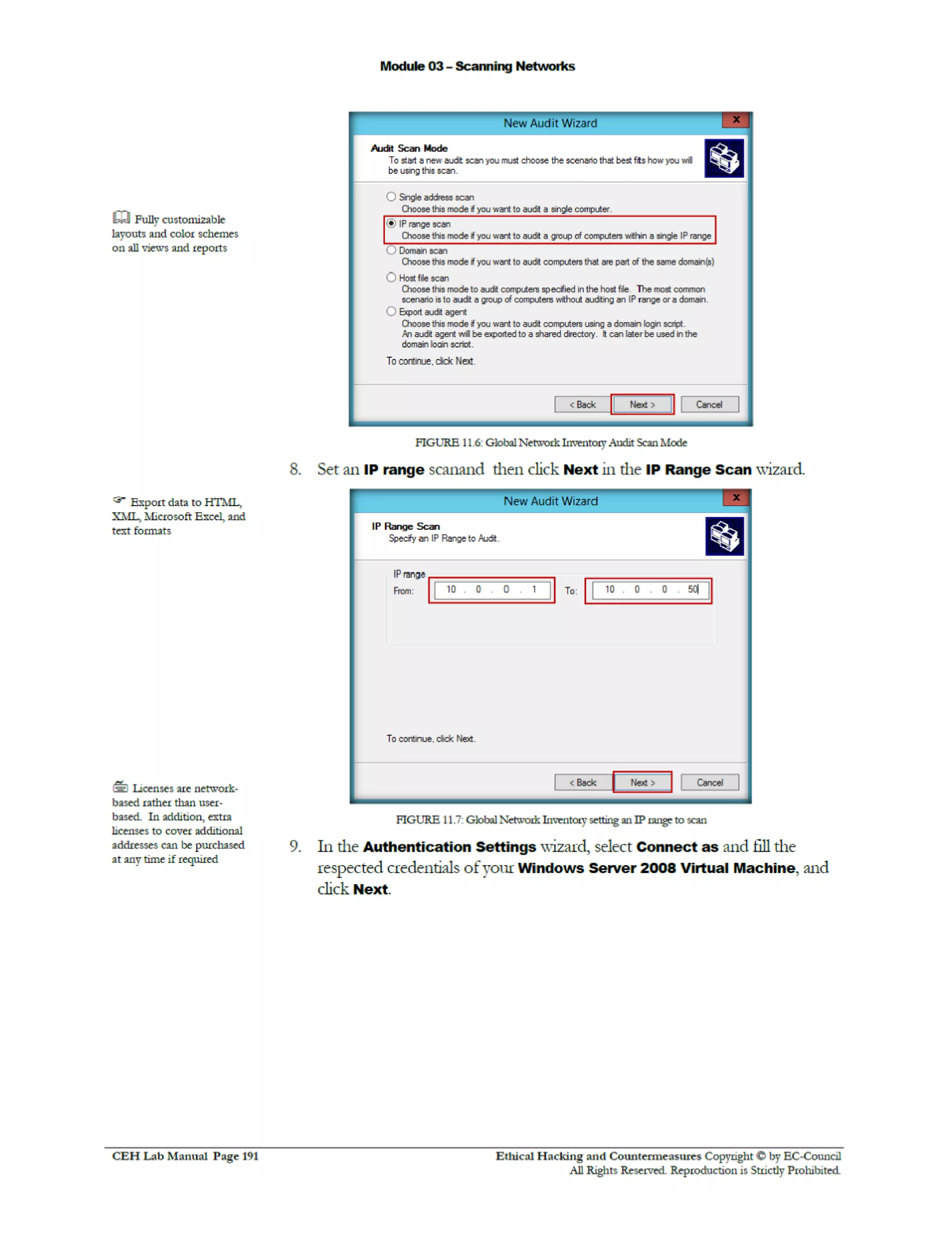 Cehv8 Labs - Module03: Scanning Networks.