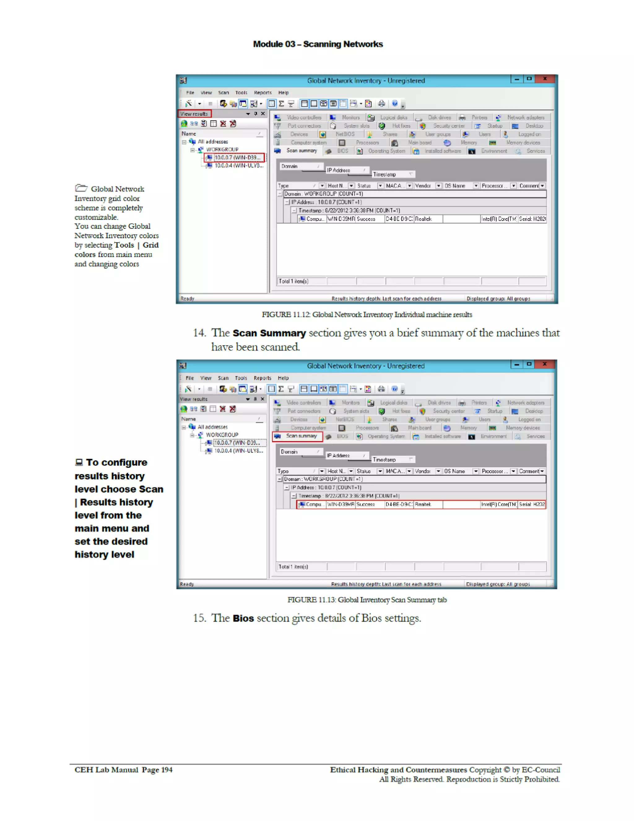 Cehv8 Labs - Module03: Scanning Networks.