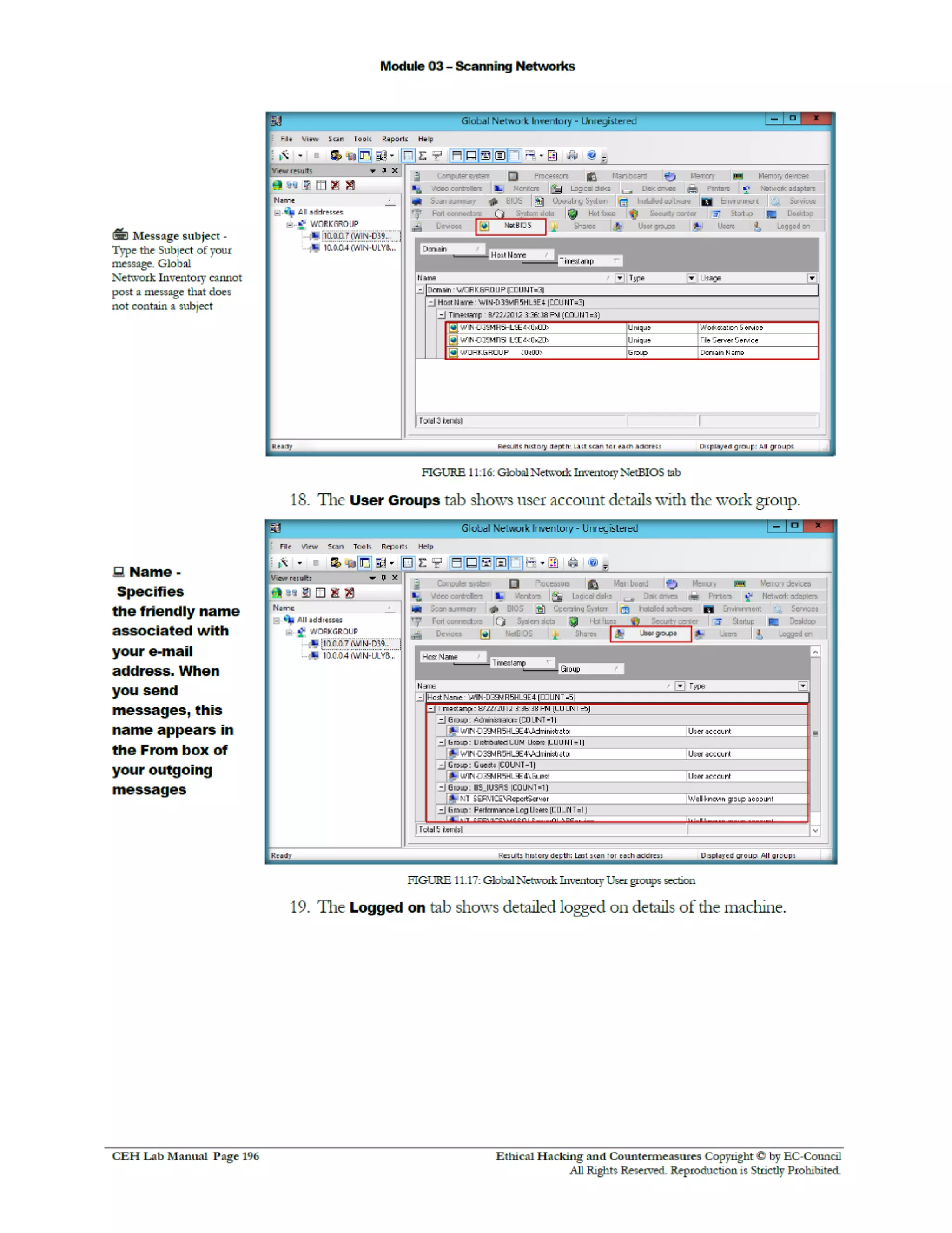 Cehv8 Labs - Module03: Scanning Networks.
