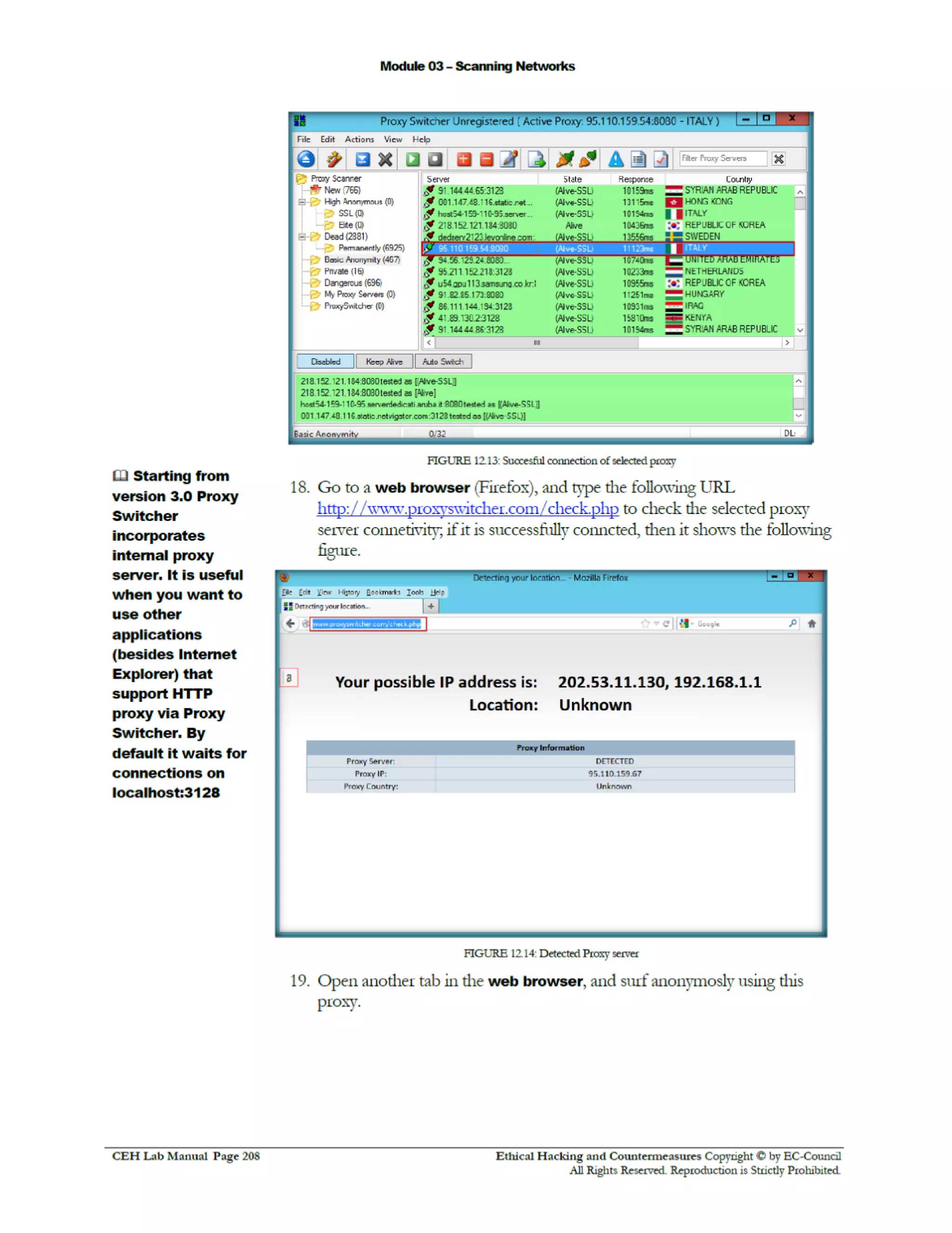 Cehv8 Labs - Module03: Scanning Networks.