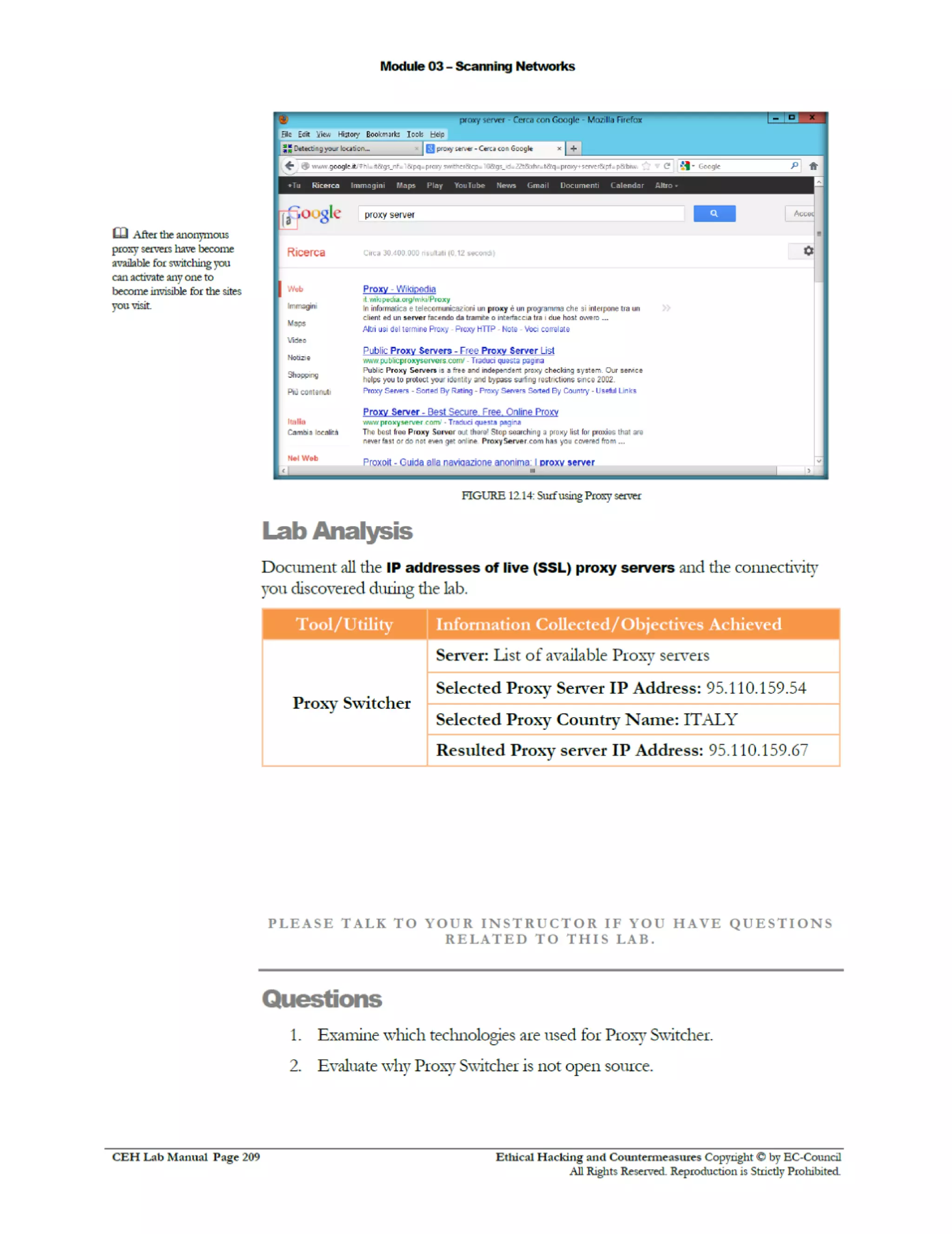 Cehv8 Labs - Module03: Scanning Networks.