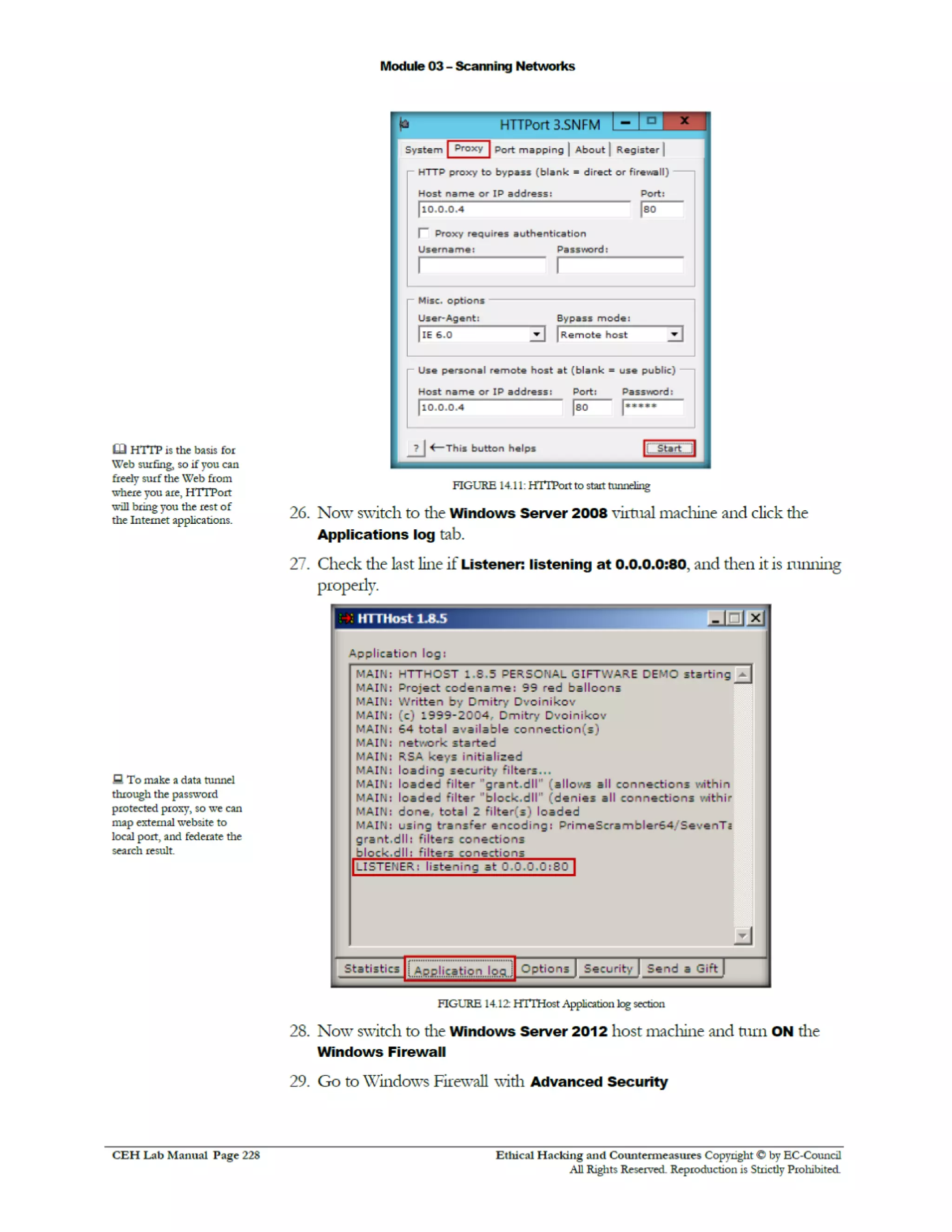 Cehv8 Labs - Module03: Scanning Networks.