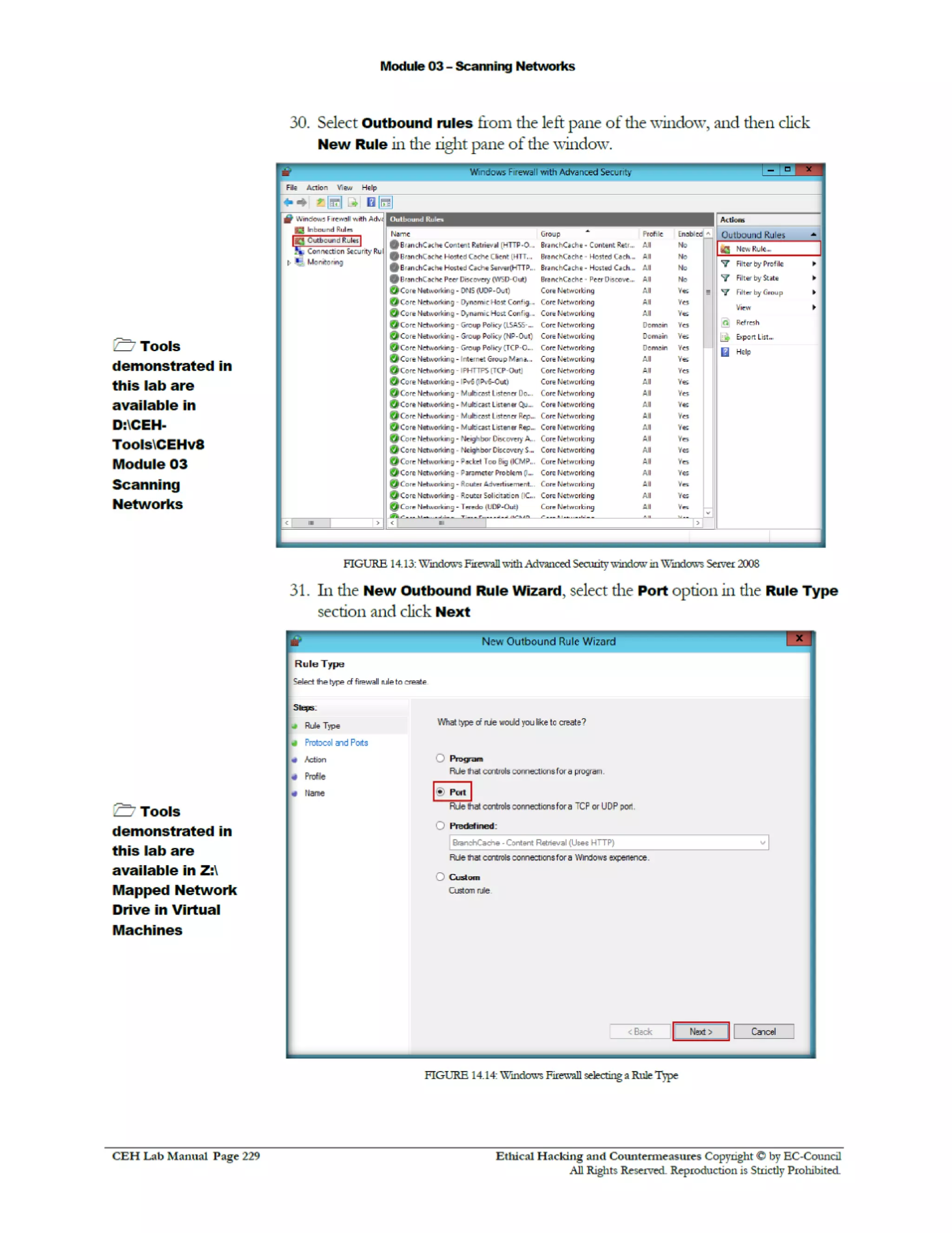 Cehv8 Labs - Module03: Scanning Networks.