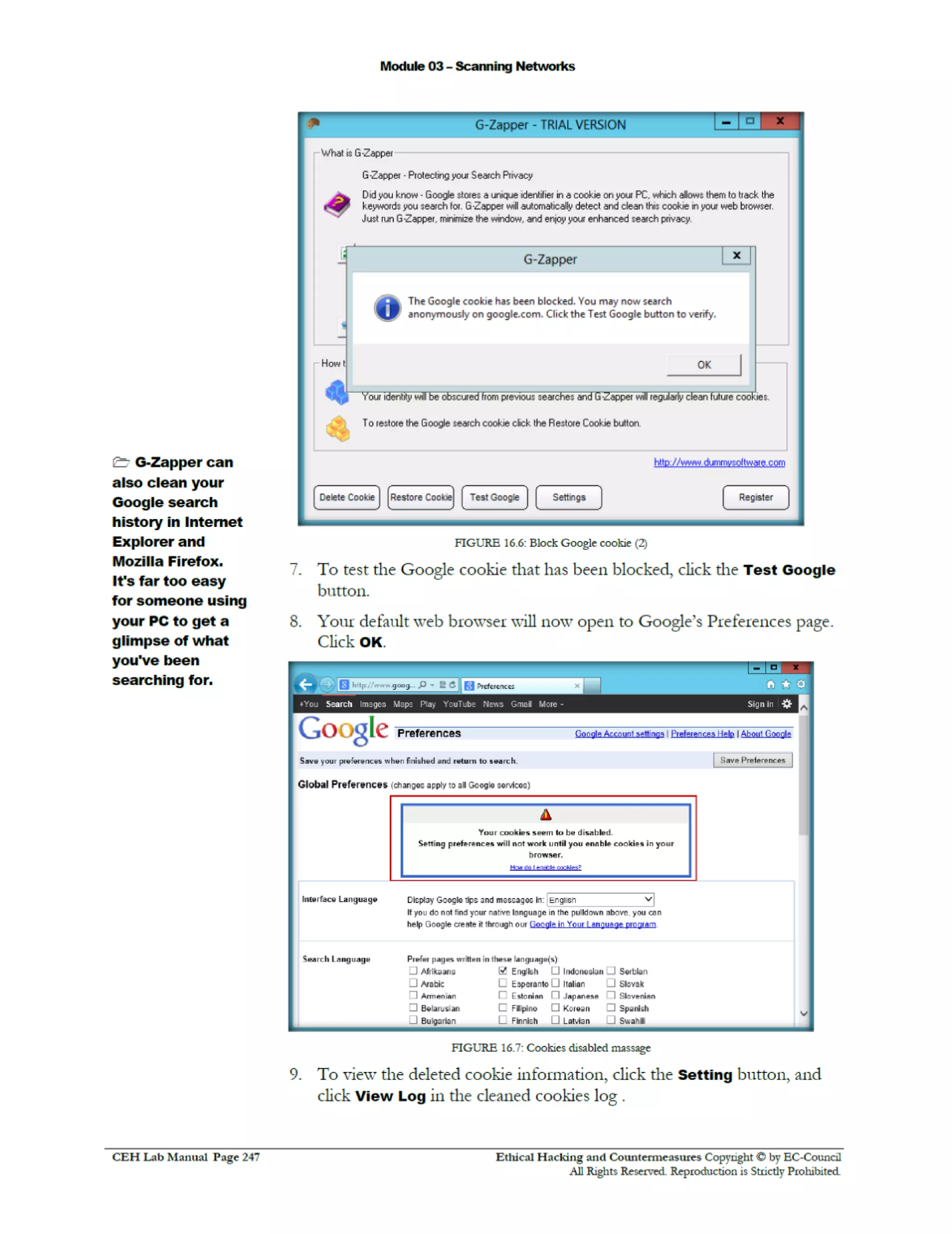 Cehv8 Labs - Module03: Scanning Networks.