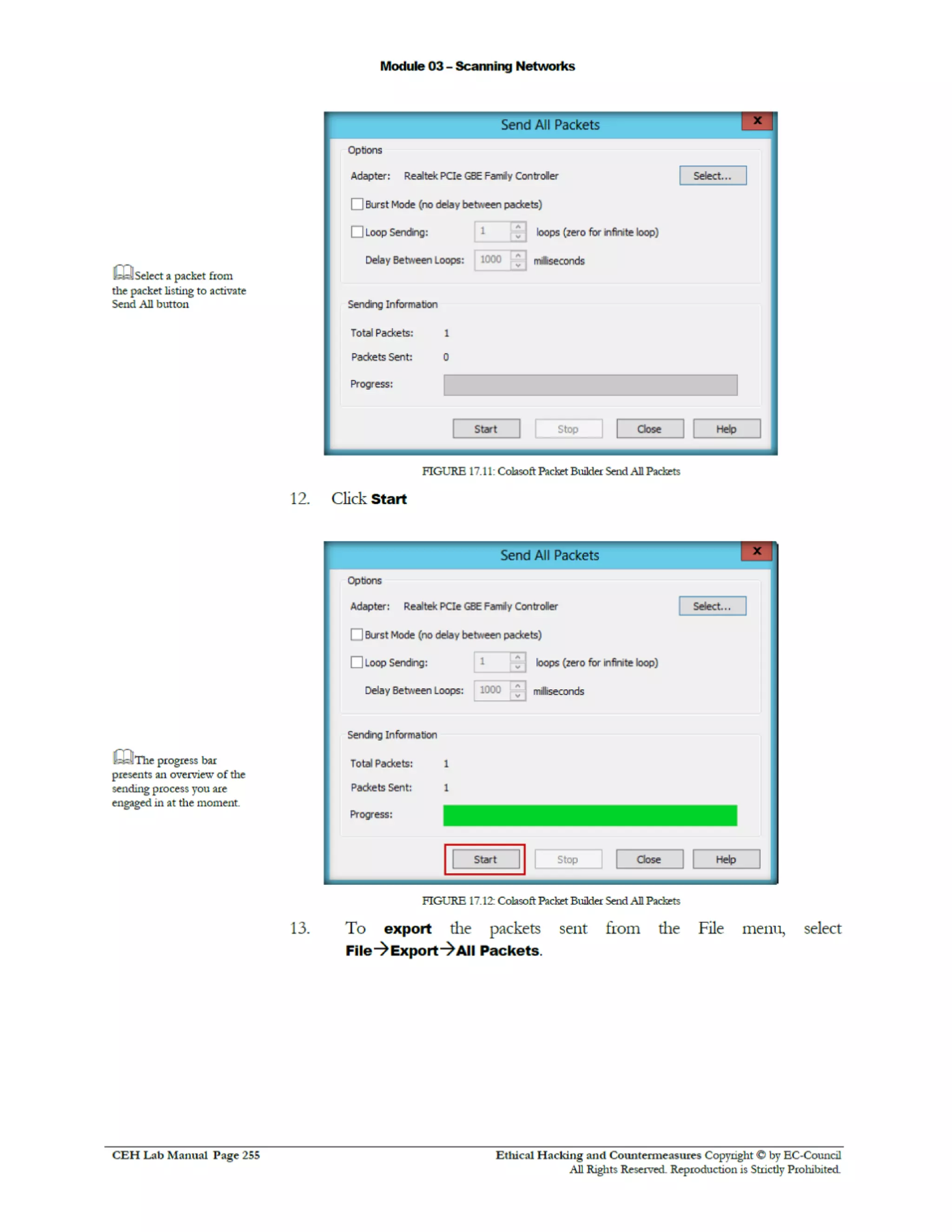 Cehv8 Labs - Module03: Scanning Networks.