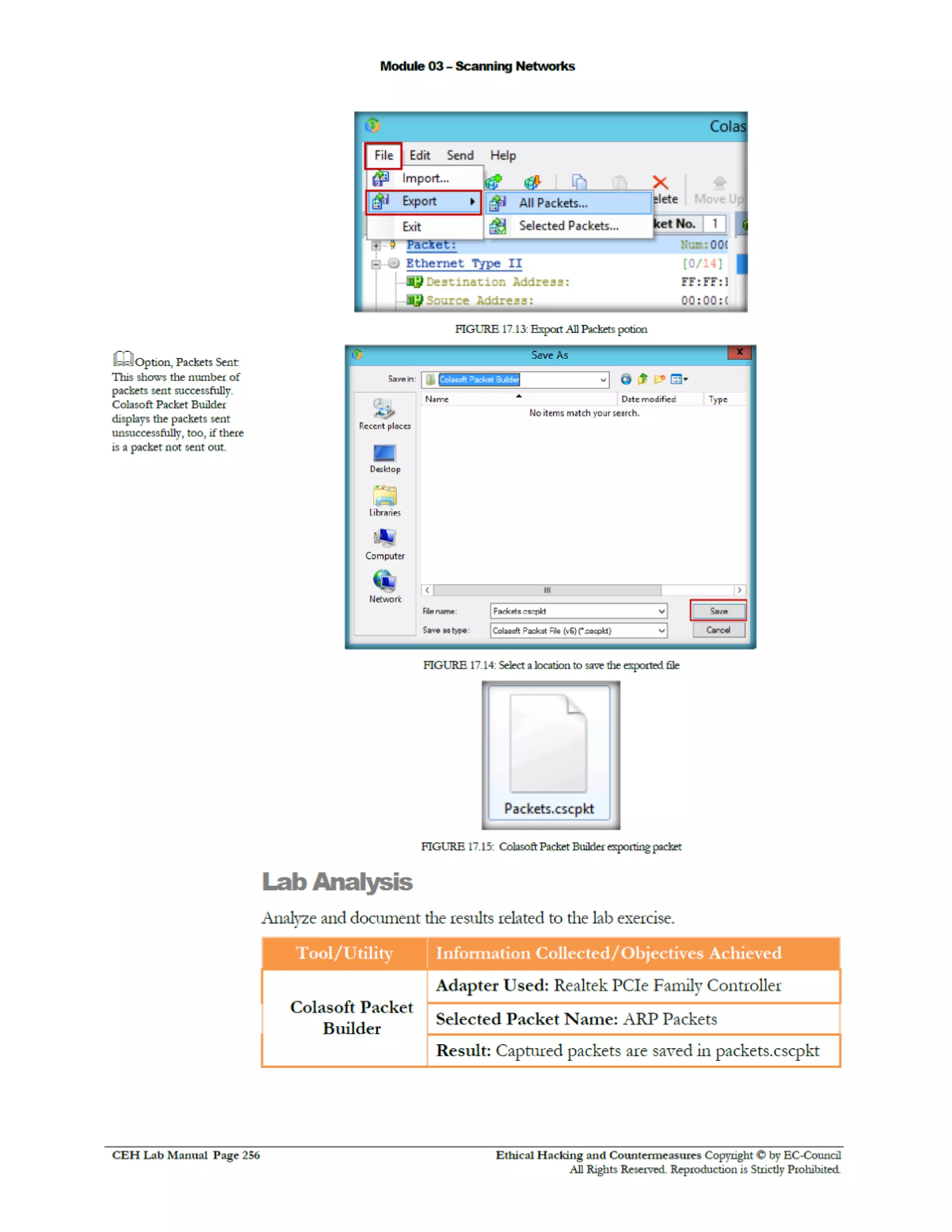 Cehv8 Labs - Module03: Scanning Networks.