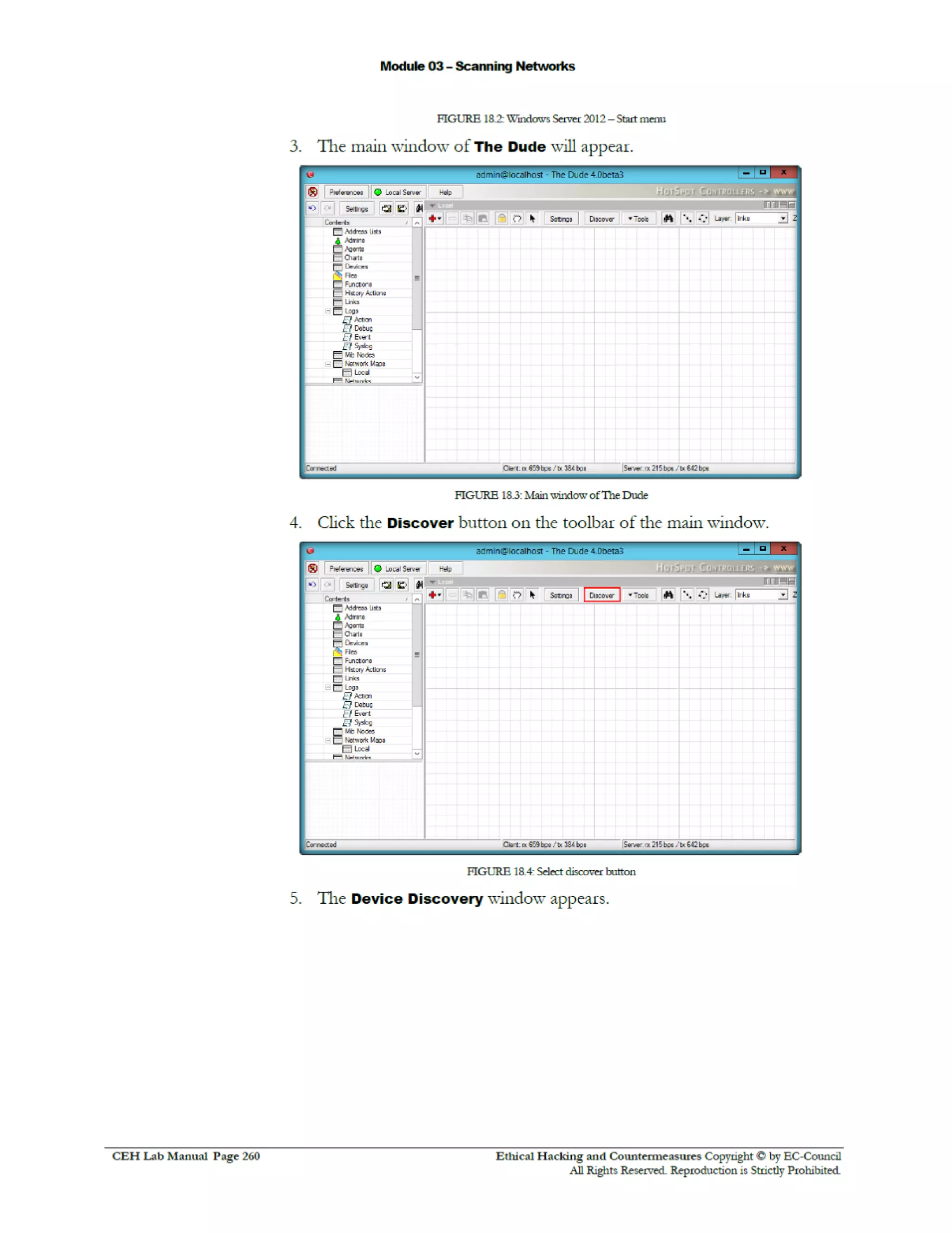 Cehv8 Labs - Module03: Scanning Networks.