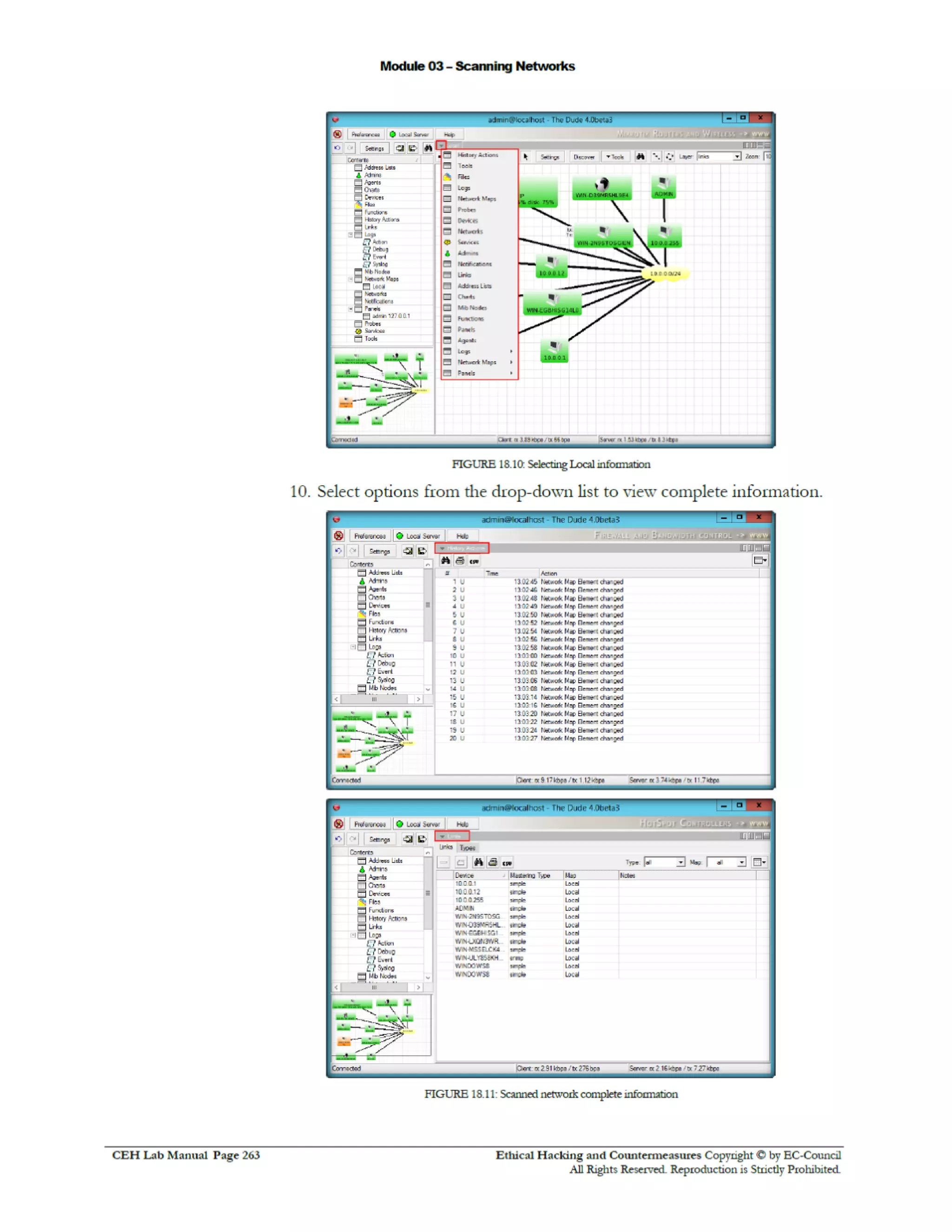 Cehv8 Labs - Module03: Scanning Networks.