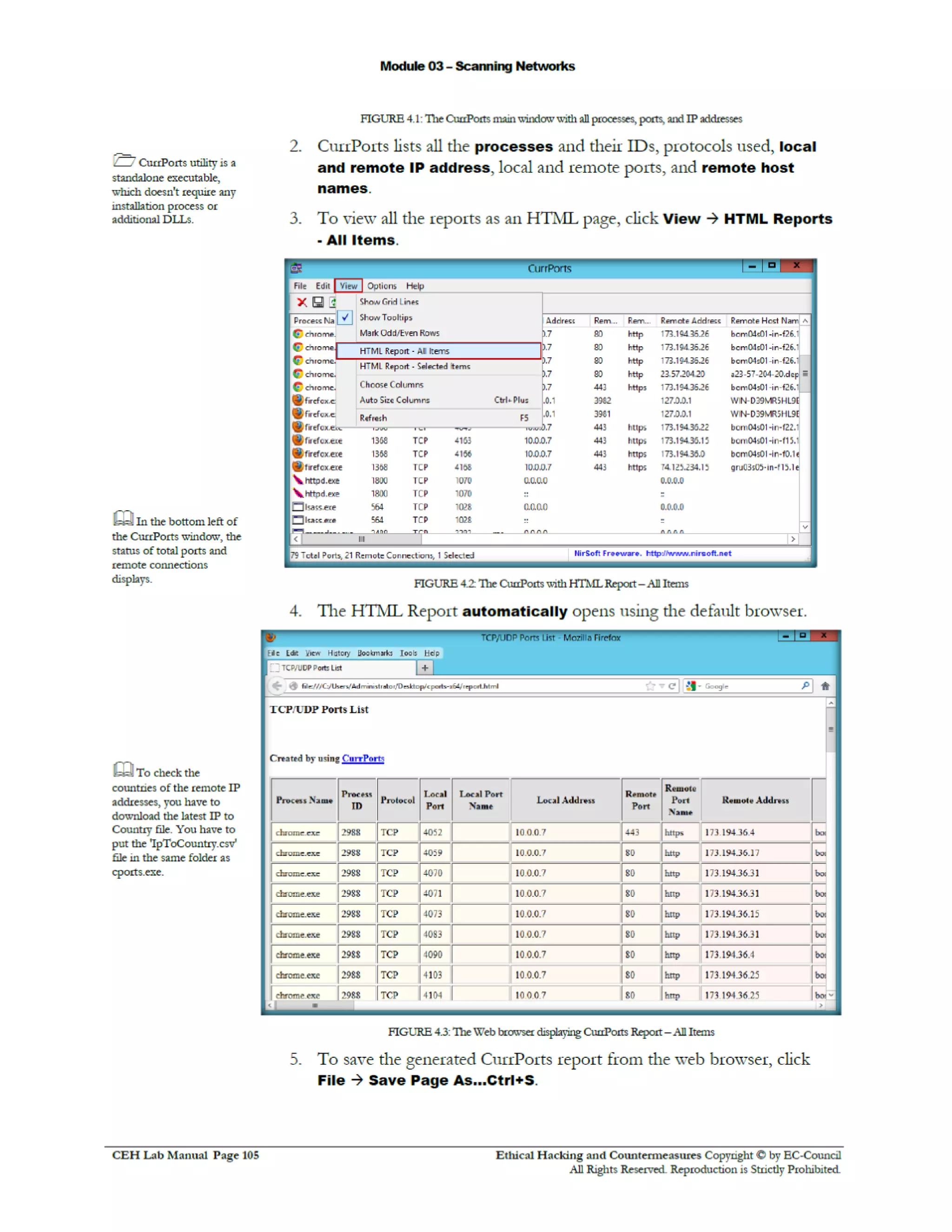 Cehv8 Labs - Module03: Scanning Networks.
