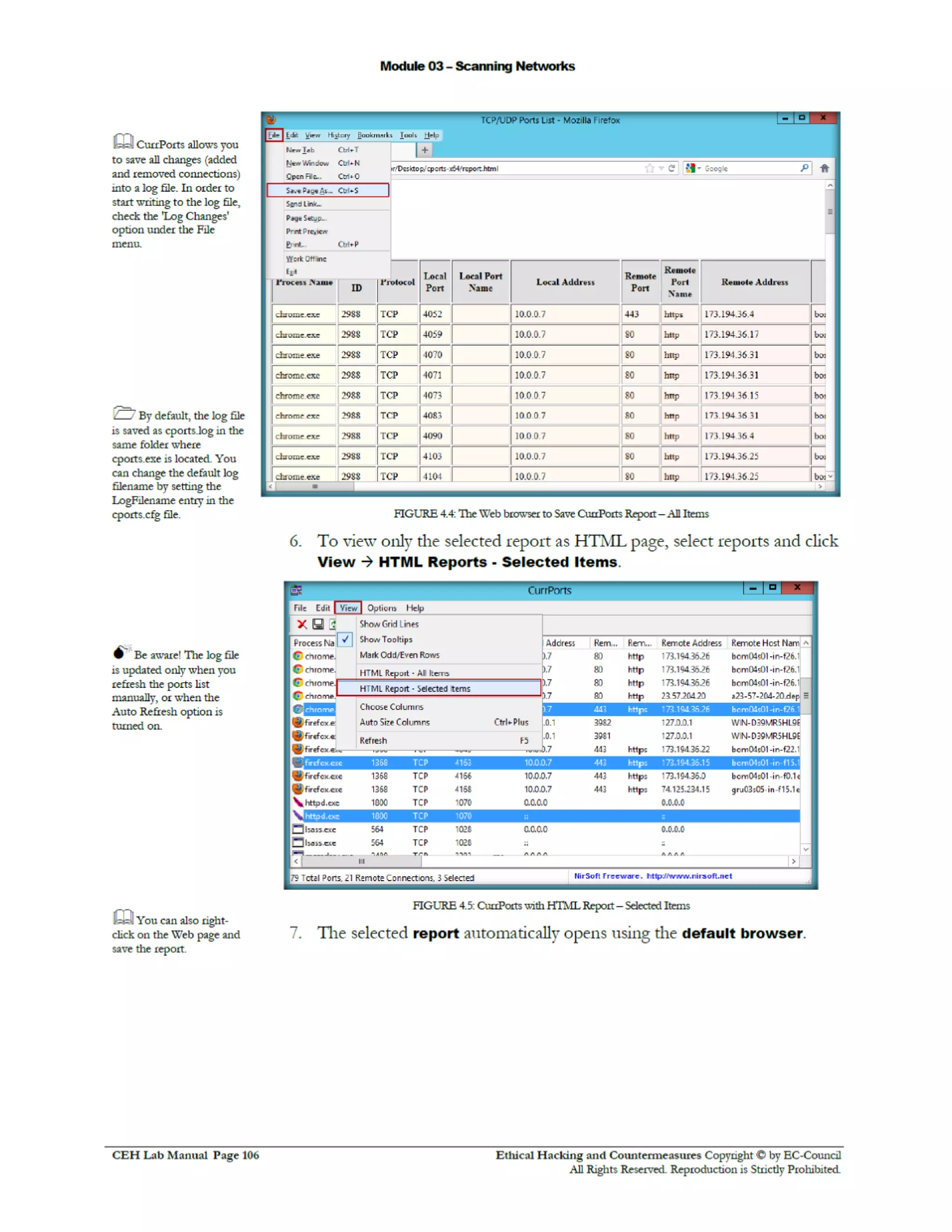 Cehv8 Labs - Module03: Scanning Networks.