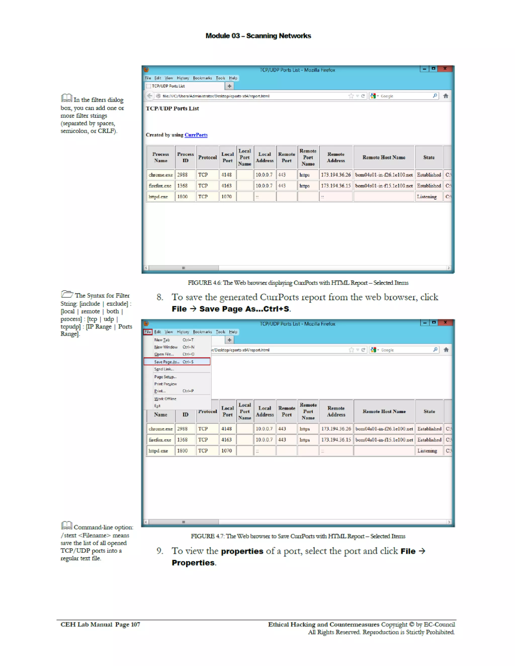 Cehv8 Labs - Module03: Scanning Networks.