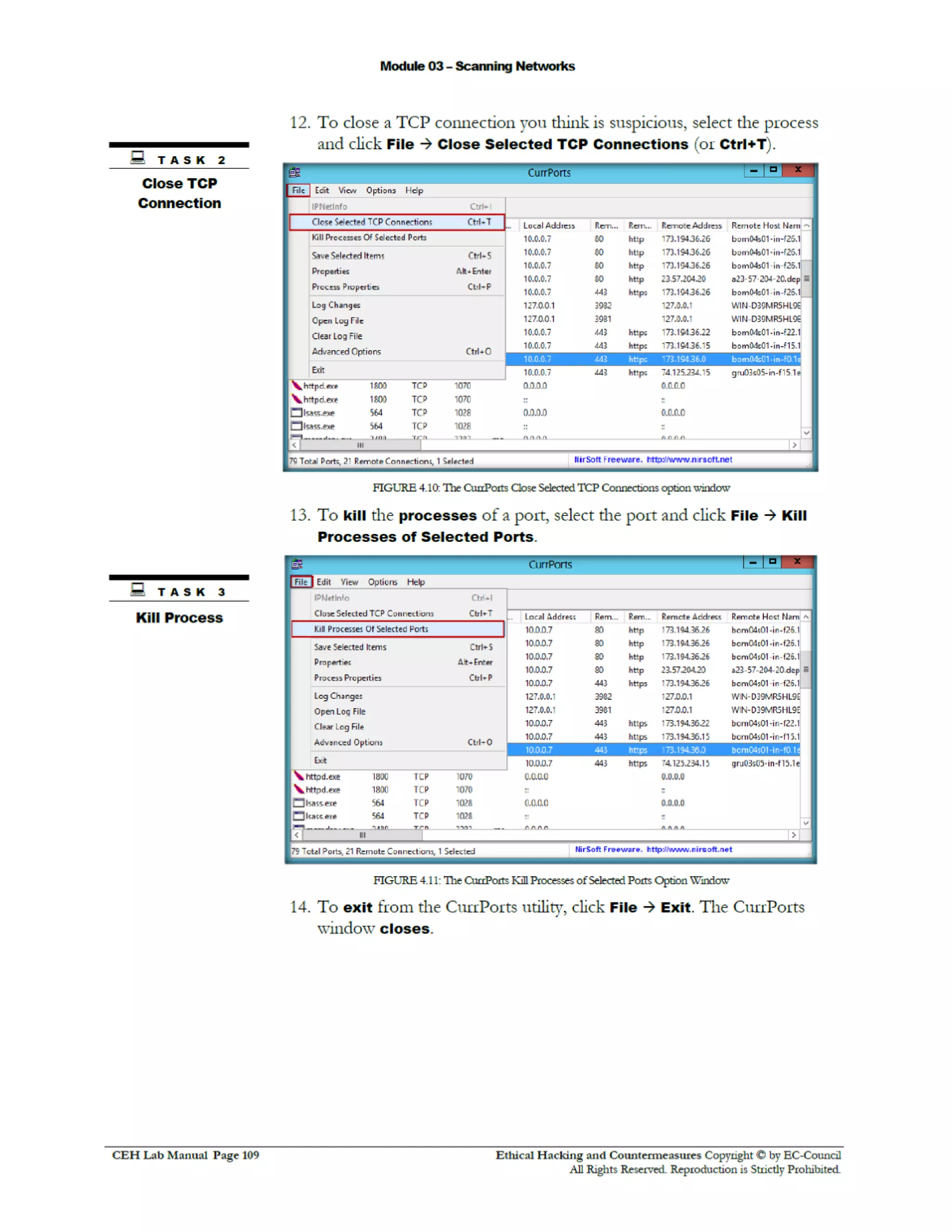 Cehv8 Labs - Module03: Scanning Networks.