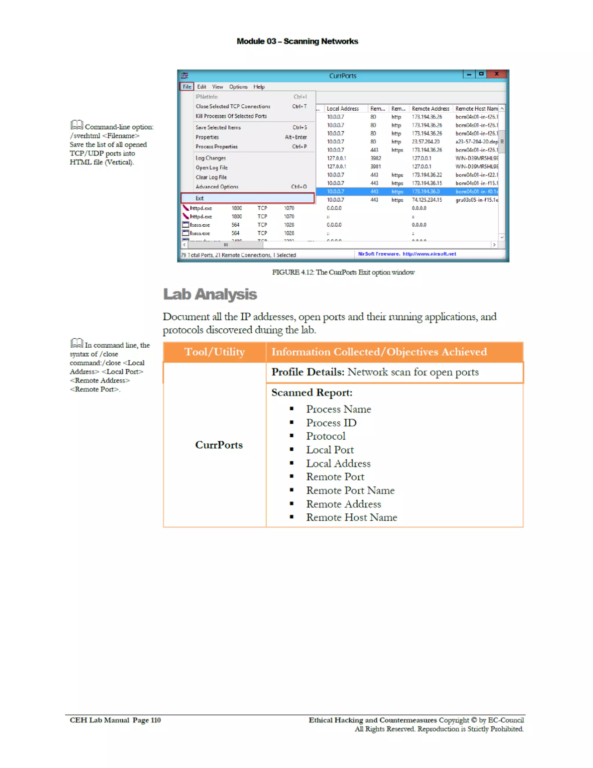 Cehv8 Labs - Module03: Scanning Networks.