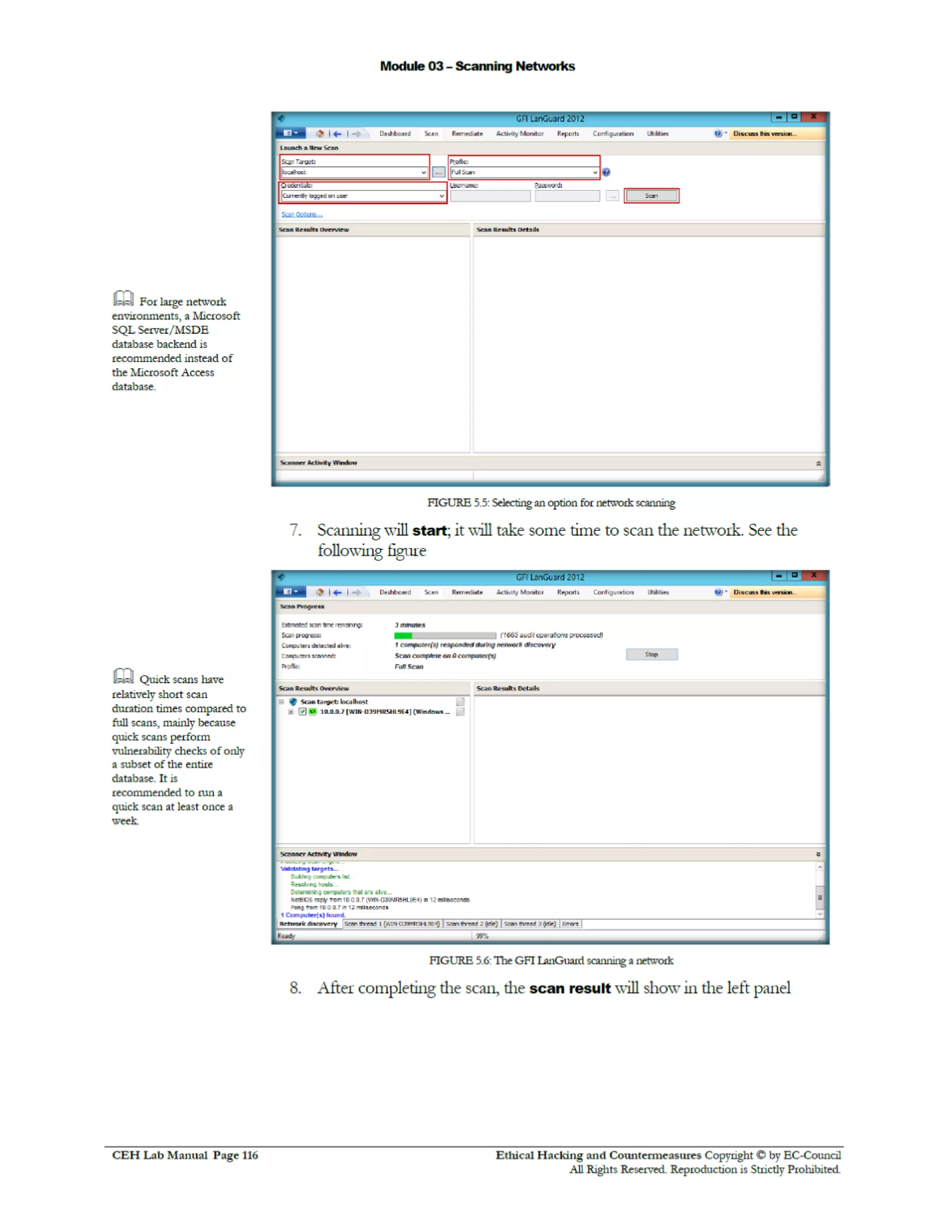 Cehv8 Labs - Module03: Scanning Networks.